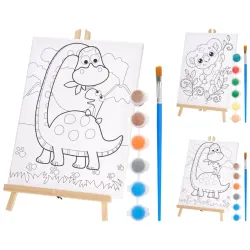 Gleznošanas kompl.ar molbertu, 2veidi