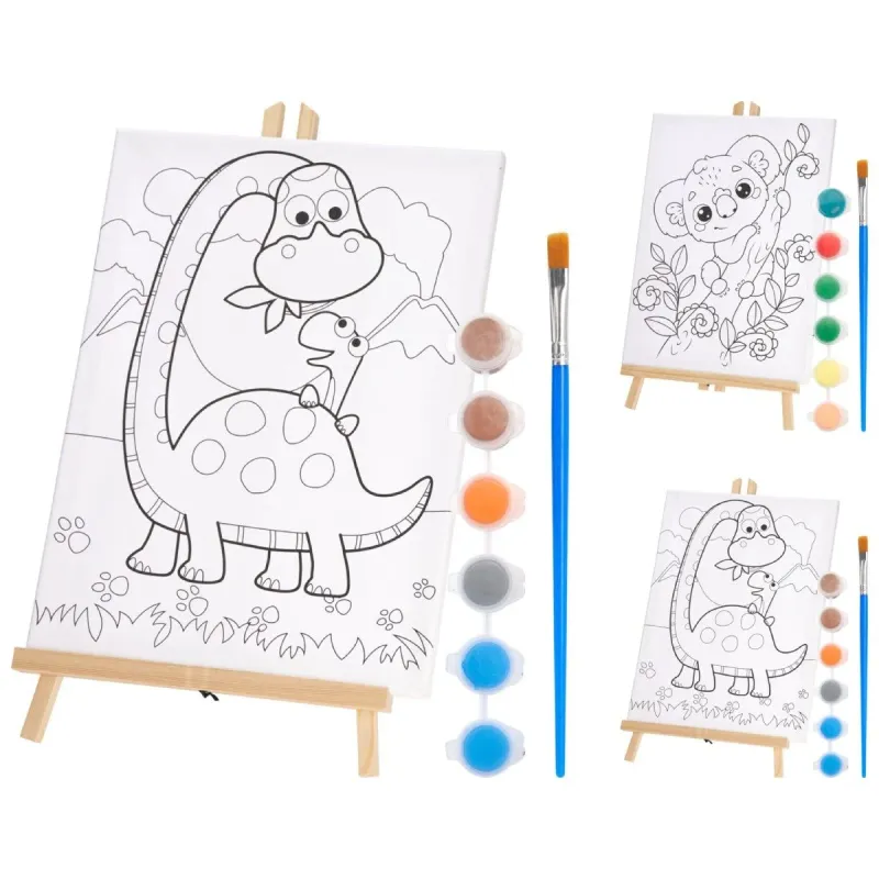 Gleznošanas kompl.ar molbertu, 2veidi