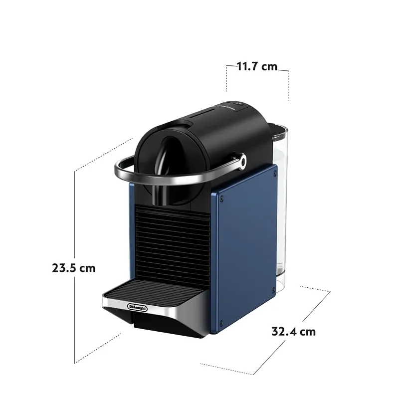 Kapsulinis kavos aparatas Nespresso Pixie EN127.BL, mėlyna sp.-juoda sp.