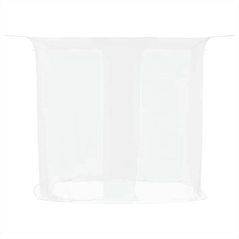 vidaXL insektu tīkls Mongolia ar durvīm 156, balts, 220x120x150 cm