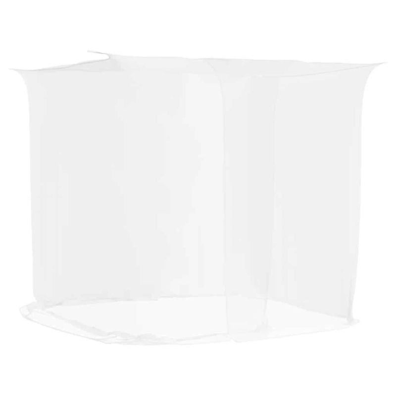 vidaXL insektu tīkls Mongolia ar durvīm 156, balts, 220x120x150 cm