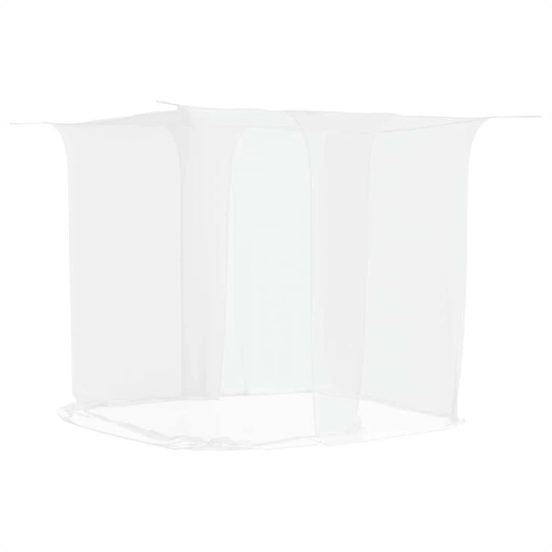 vidaXL insektu tīkls Mongolia ar durvīm 156, balts, 220x180x180 cm