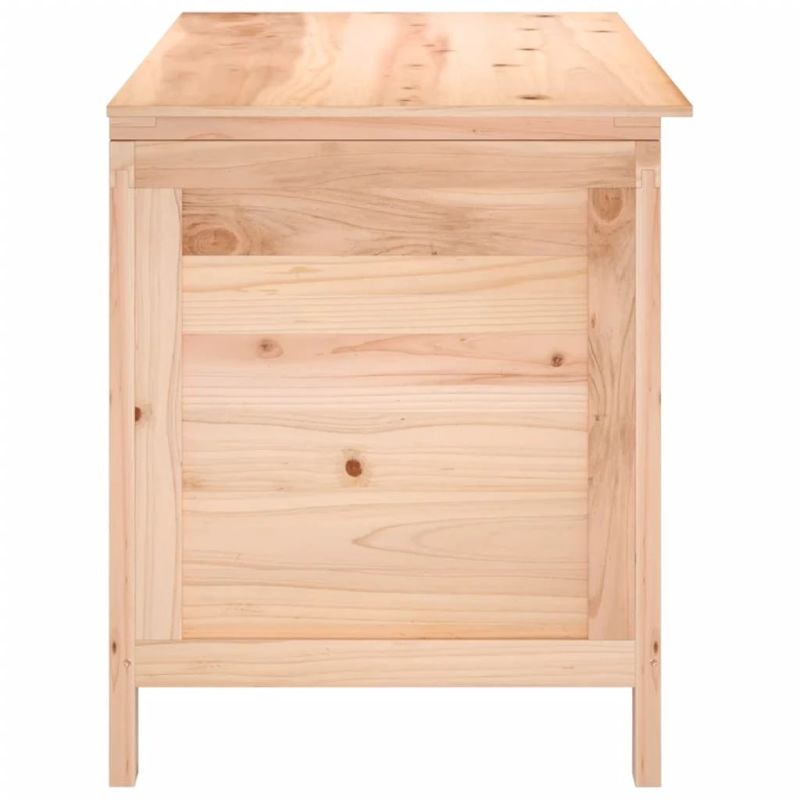 vidaXL dārza spilvenu kaste, 99x50x56,5 cm, egles masīvkoks