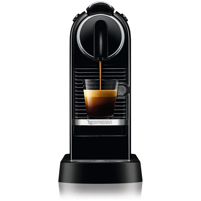 Kapsulu kafijas automāts Nespresso Citiz EN167.B, melna krās.