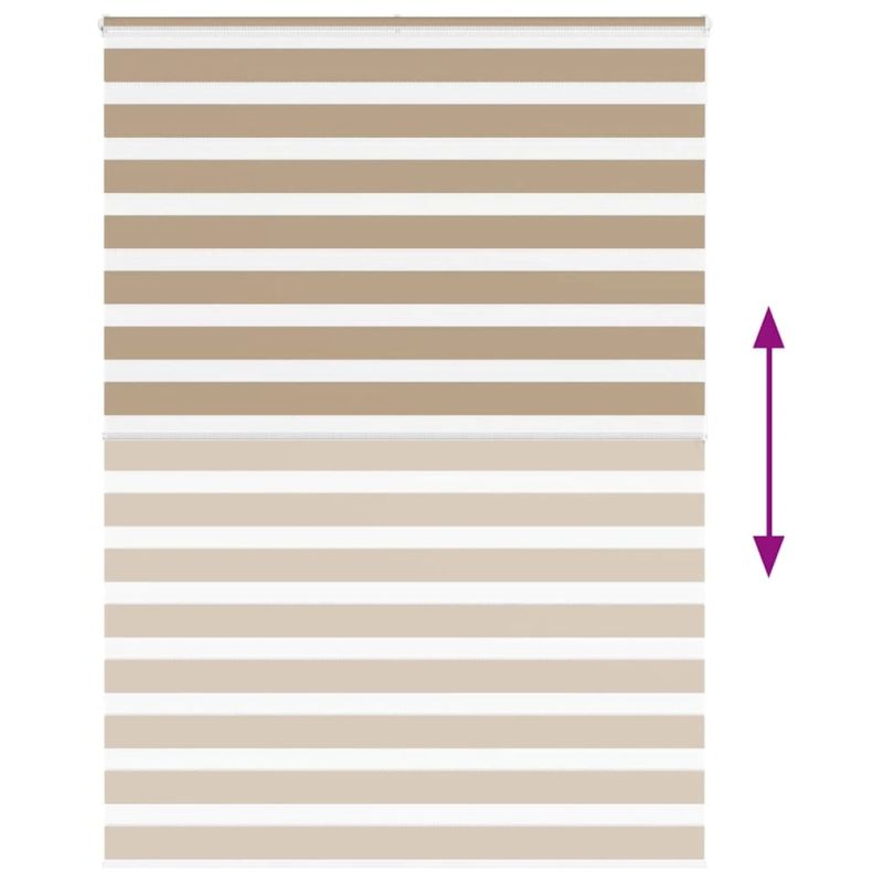 vidaXL žalūzijas zebra 165x200 cm auduma platums 160,9 cm poliesters