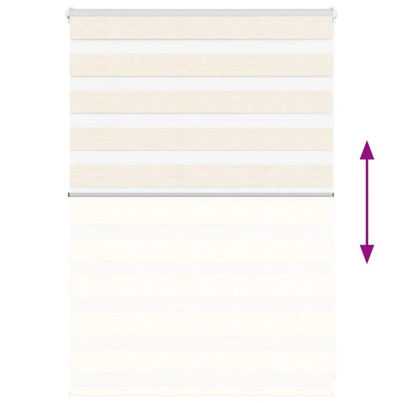 vidaXL žalūzijas zebra 100x100 cm auduma platums 95,9 cm poliesters