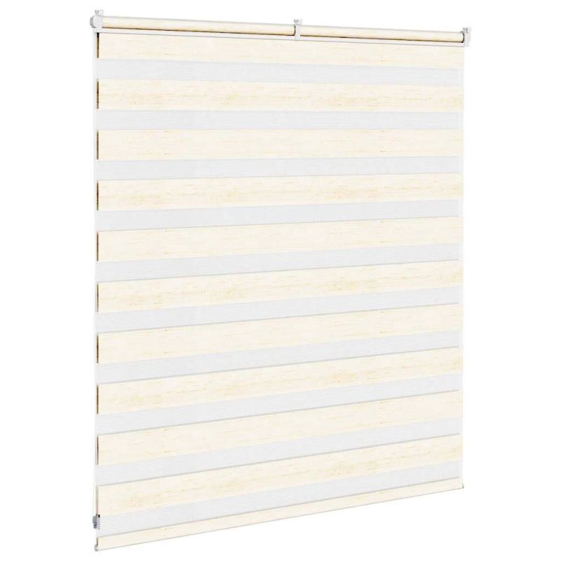 vidaXL žalūzijas zebra 130x100 cm auduma platums 125,9 cm poliesters