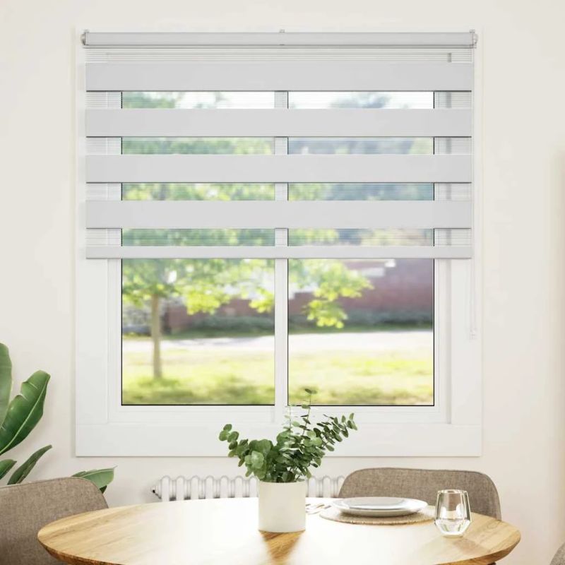 vidaXL žalūzijas zebra 130x100 cm auduma platums 125,9 cm poliesters