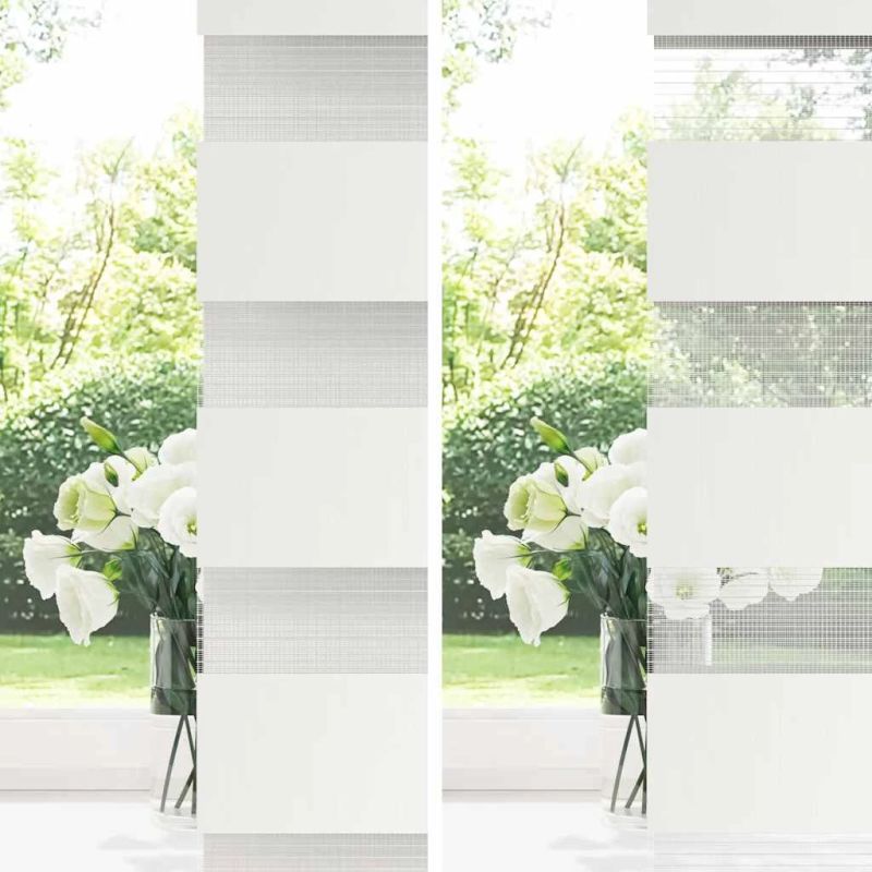 vidaXL žalūzijas zebra 140x100 cm auduma platums 135,9 cm poliesters