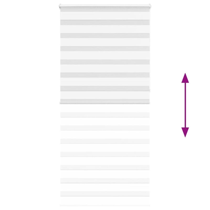 vidaXL žalūzijas zebra 95x230 cm auduma platums 90,9 cm poliesters