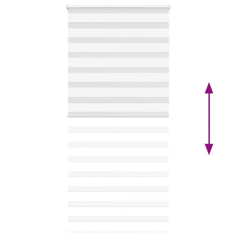 vidaXL žalūzijas zebra 105x230 cm auduma platums 100,9 cm poliesters