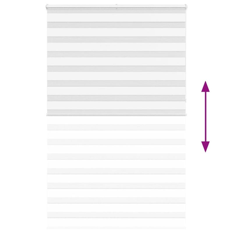 vidaXL žalūzijas zebra 150x230 cm auduma platums 145,9 cm poliesters