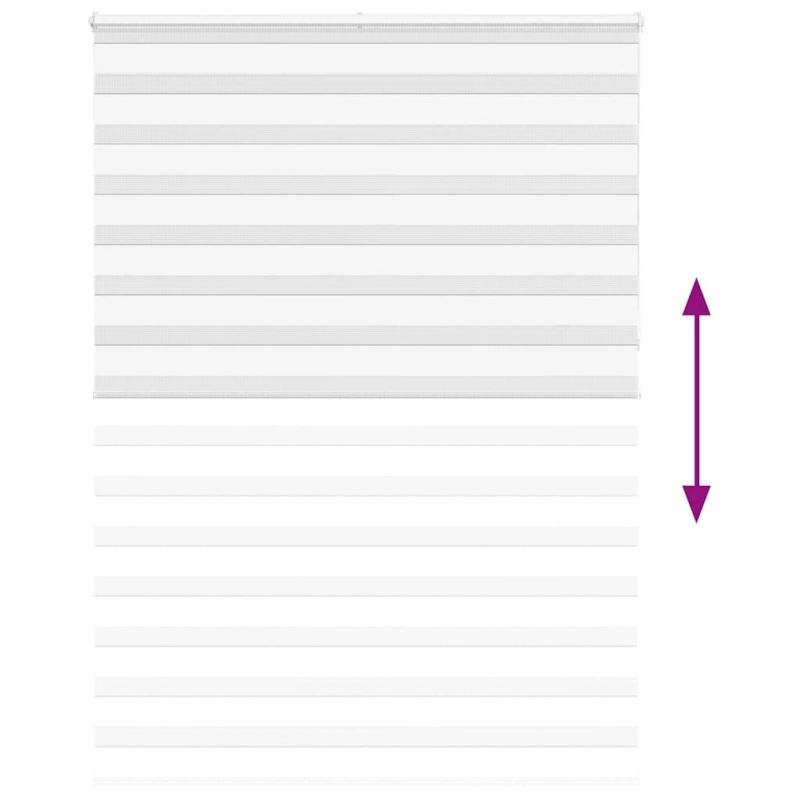 vidaXL žalūzijas zebra 165x230 cm auduma platums 160,9 cm poliesters