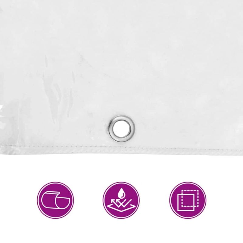 vidaXL Augu pārsegs ar cilpām 1x3 m PVC