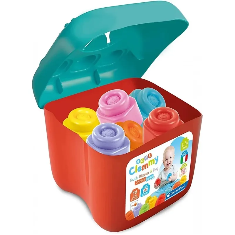 Rotaļlieta klucīši sensory bucket 17807