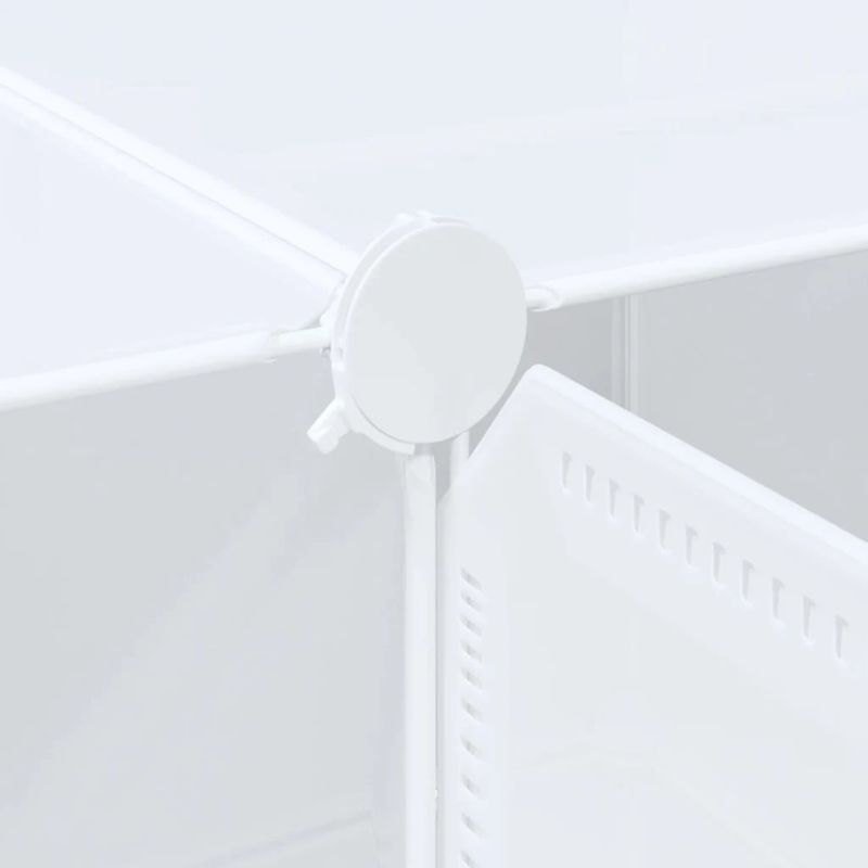 vidaXL uzglabāšanas kubu organizators 20 kubiem piekaramajiem stieņiem