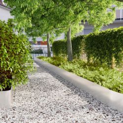 vidaXL Zālāju apmales 20 gab 25x103 cm Nerūsējošais tērauds