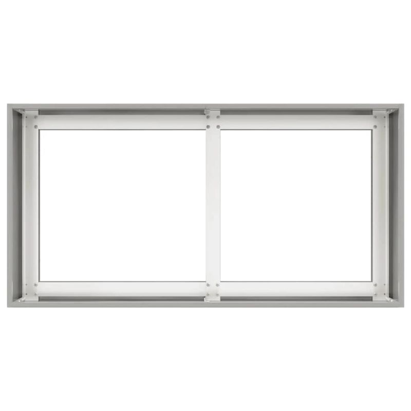 vidaXL puķu kaste, 80x40x40 cm, nerūsējošs tērauds