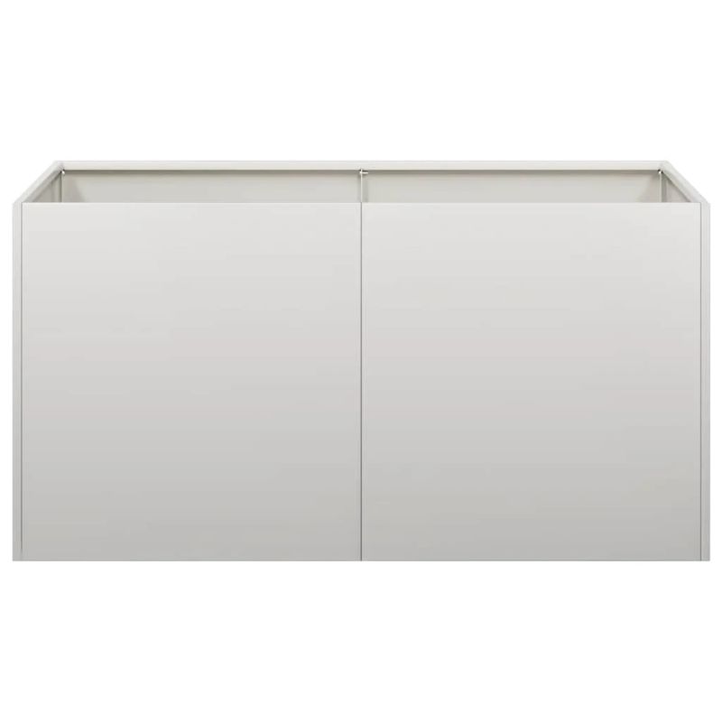 vidaXL puķu kaste, 80x40x40 cm, nerūsējošs tērauds