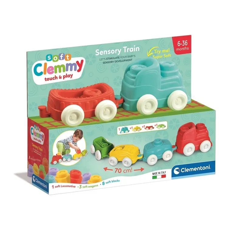 Игрушечный поезд Clementoni Baby, 12 шт.