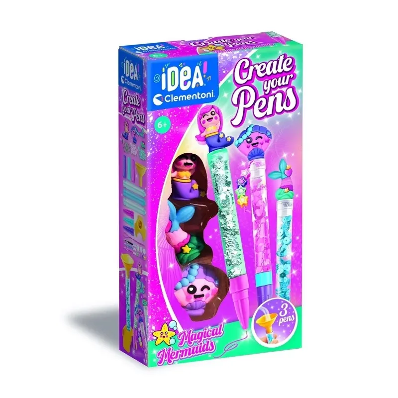 Radošais komplekts Clementoni Idea Highlighter Mermaids