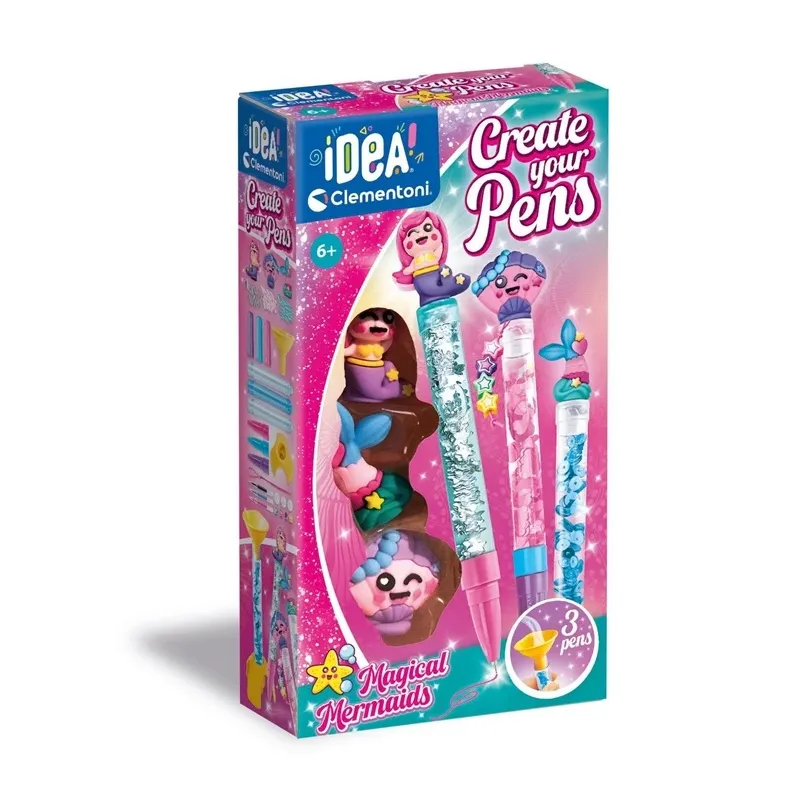 Radošais komplekts Clementoni Idea Highlighter Mermaids