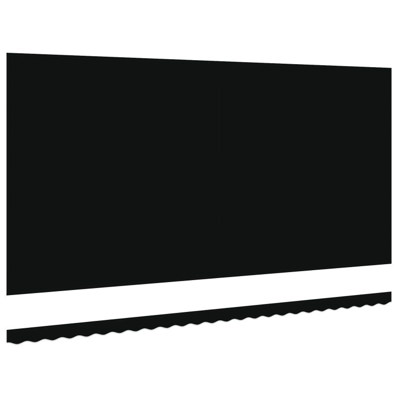 vidaXL Markīzes rezerves audums Melna 580 x 295 cm Poliesters