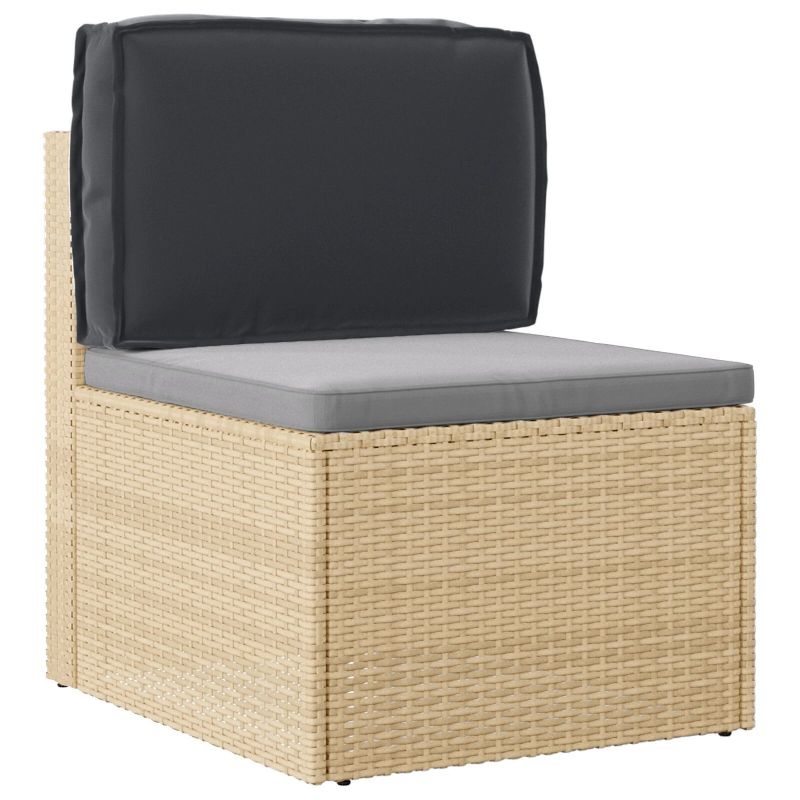 vidaXL Spilvens Melna 60 x 40 x 12 cm Oksforda audums