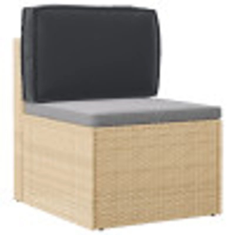 vidaXL Spilvens Melna 60 x 40 x 12 cm Oksforda audums