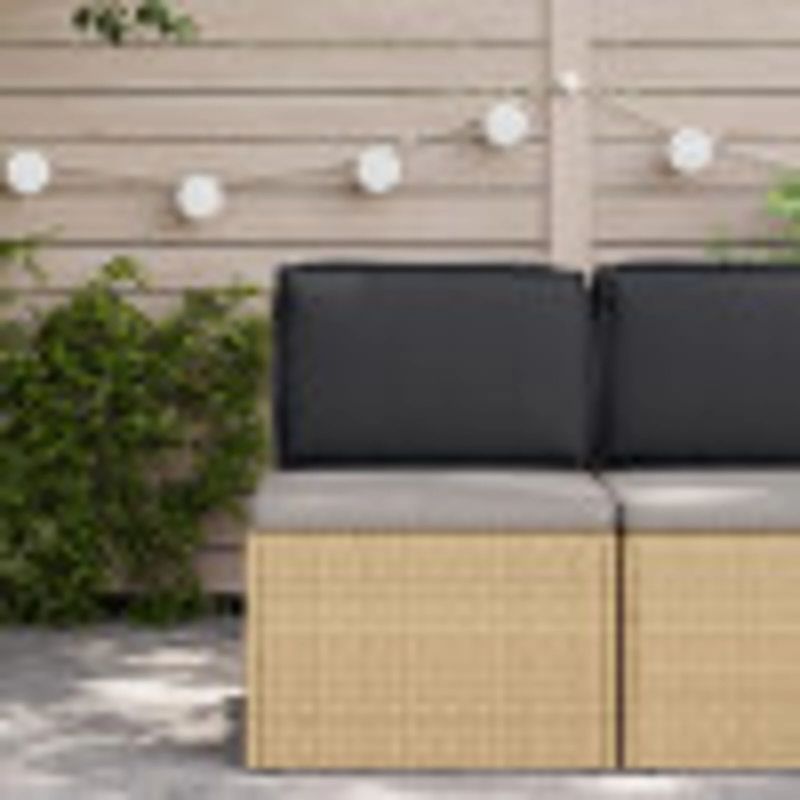 vidaXL Spilvens Melna 60 x 40 x 12 cm Oksforda audums