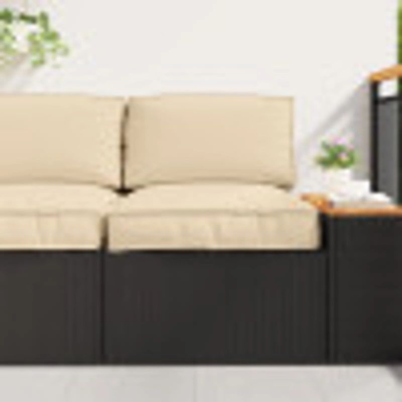 vidaXL Spilvens Bēša 60 x 60 x 12 cm Oksforda audums