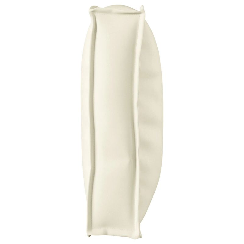 vidaXL Spilvens Krēmkrāsa 120 x 60 x 12 cm Oksforda audums