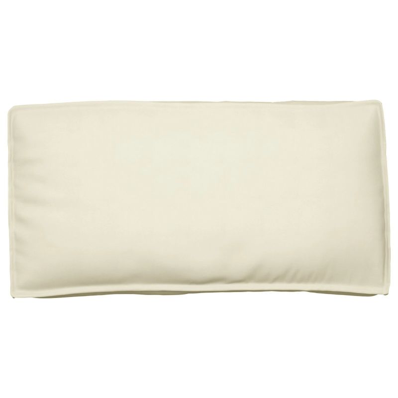 vidaXL Spilvens Krēmkrāsa 120 x 60 x 12 cm Oksforda audums