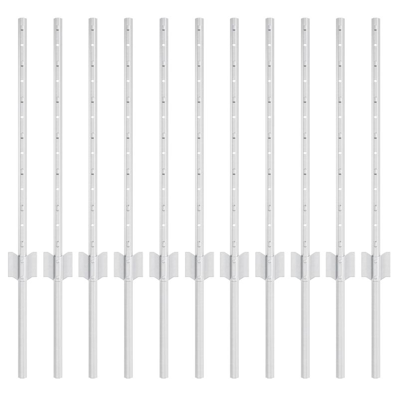 vidaXL Žoga āķis 11 pcs Sudraba 60 cm Tērauds