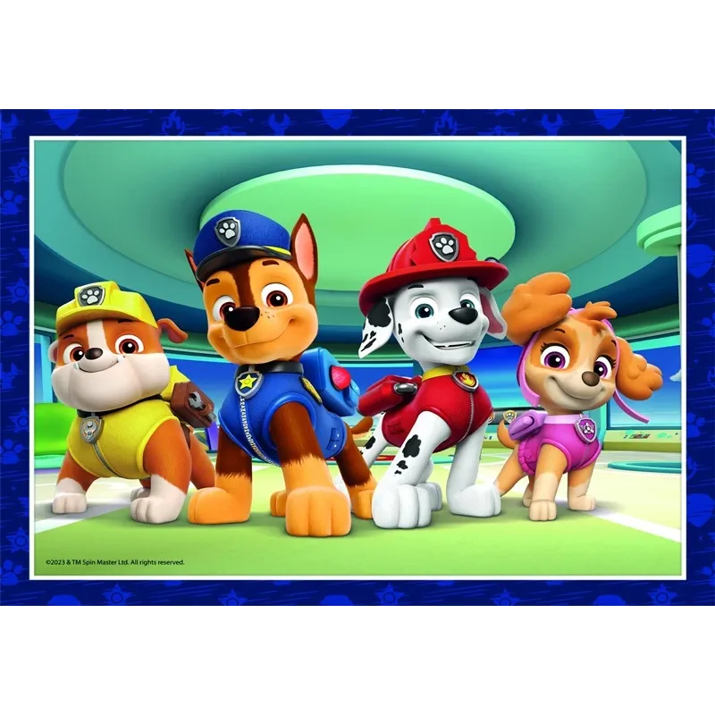 Puzle 4in1 Clementoni PAW PATROL 4IN1 21513, 19 cm x 14 cm, 72 gab.