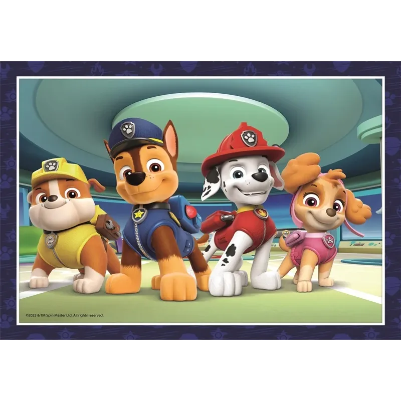 Dėlionė 4in1 Clementoni PAW PATROL 4IN1 21513, 19 cm x 14 cm, 72 vnt.