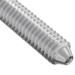 vidaXL Skrūve 2 pcs Sudraba M6 x 120 mm Tērauds