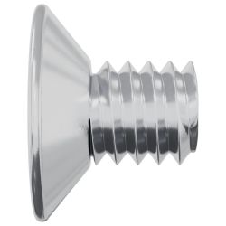 vidaXL Iegremdēšanas skrūves 12 pcs Sudraba M4 x 6 mm Dzelzs