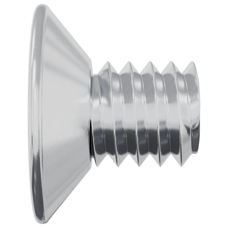 vidaXL Iegremdēšanas skrūves 12 pcs Sudraba M4 x 6 mm Dzelzs