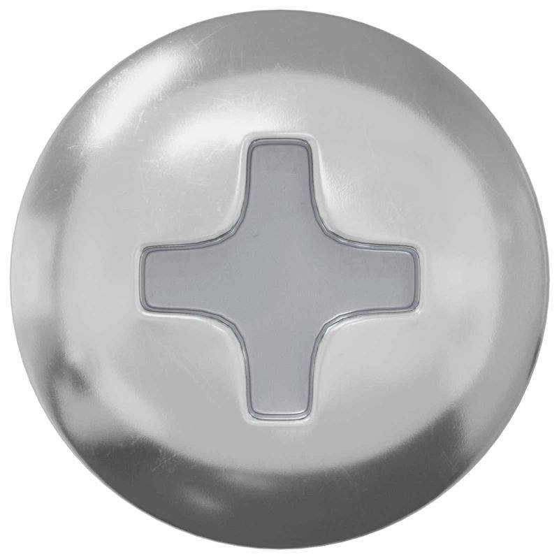 vidaXL Koka skrūves 2 pcs Sudraba M4 x 28 mm Tērauds