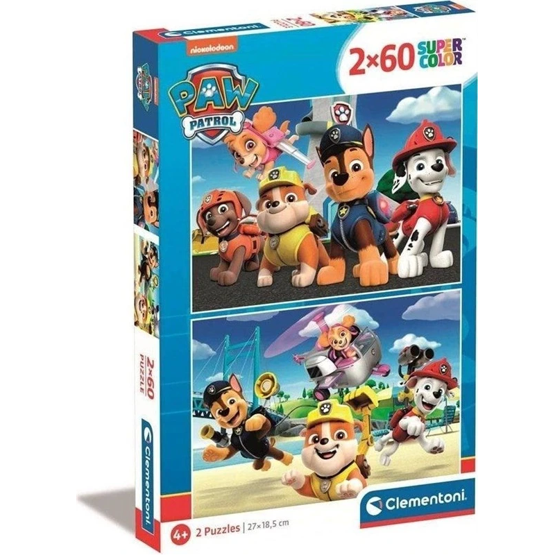 Puzle 2x60 daļas paw patrol 2023 21623