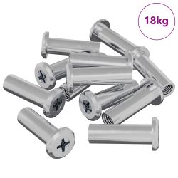 vidaXL Bloķējošais uzgrieznis 2857 pcs Sudraba Tērauds