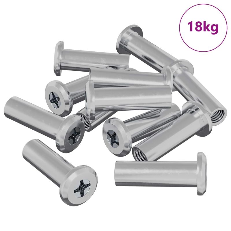 vidaXL Bloķējošais uzgrieznis 2857 pcs Sudraba Tērauds