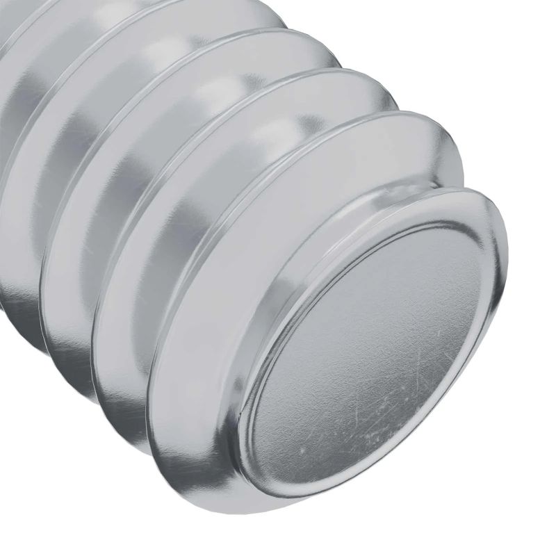 vidaXL Galvas bloķēšanas skrūve 12 pcs Sudraba M6 x 15 mm Tērauds