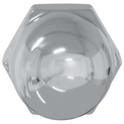 vidaXL Uzgrieznis 2 pcs Sudraba M6 x 10 mm Dzelzs