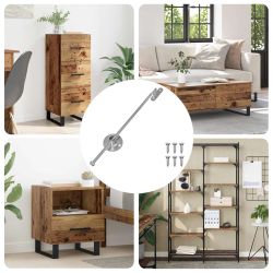 vidaXL Gāzes atsperes 439 pcs Sudraba Dzelzs