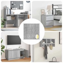 vidaXL Līmējošs skrūvju vāks 12 pcs Pelēks Sonoma DIA 20 x 0,5 mm