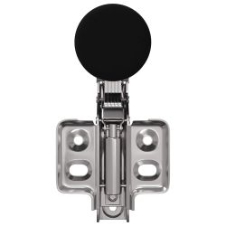 vidaXL Eņģe 2 pcs Sudraba 0 Dzelzs