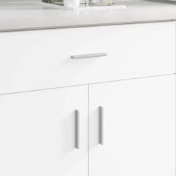 vidaXL Rokturi 828 pcs Sudraba 105.7 x 7.4 x 15.5 mm Alumīnijs