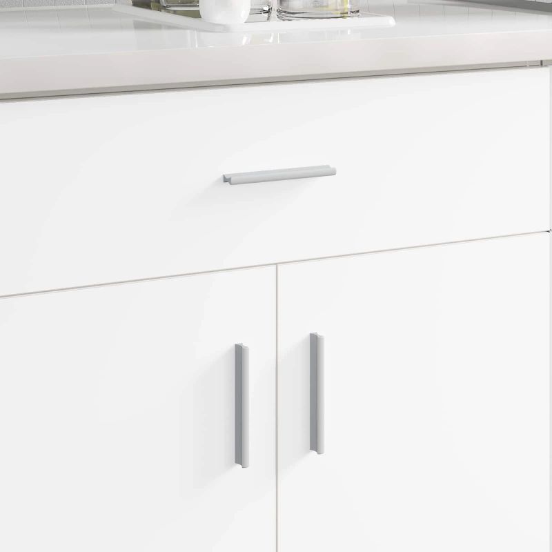 vidaXL Rokturi 828 pcs Sudraba 105.7 x 7.4 x 15.5 mm Alumīnijs